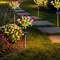 Multi-Color Solar LED Peony Flower Stake Lights, 6-Pack Assorted Lights for Outdoor Landscaping